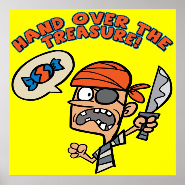 Pirate Treasure Poster (Front)