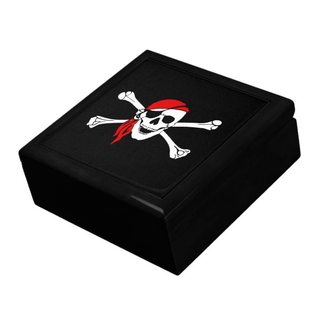 Pirate Trinket/Giftbox Keepsake Box (Side)