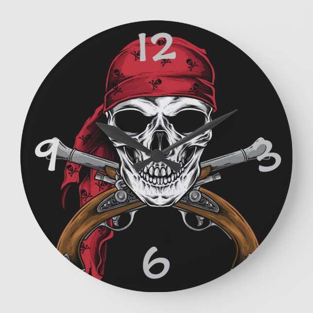 Pirate Wall Clock (Front)