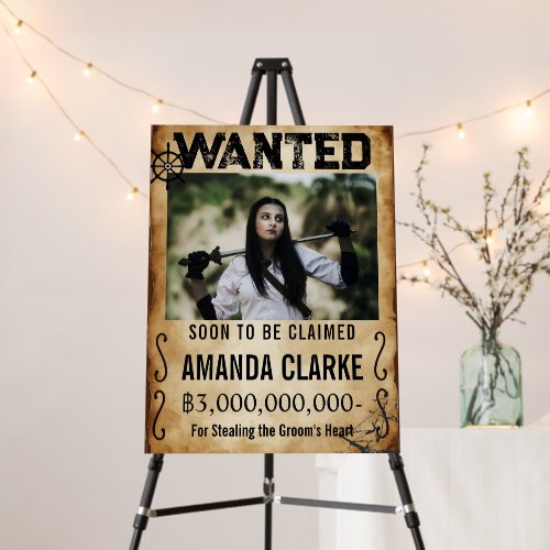 Pirate Wanted Poster Bachelorette Party Welcome