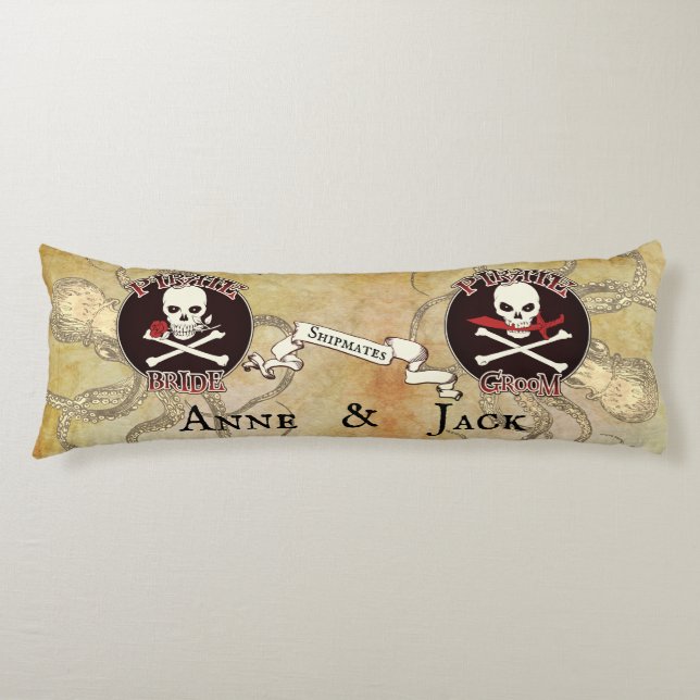 Pirate Wedding Body Pillow (Front)