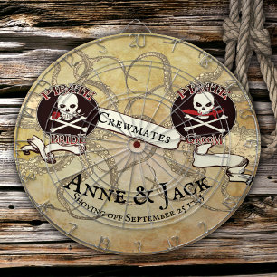 Pirate Wedding Dart Board