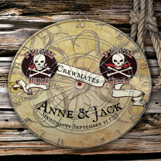 Pirate Wedding Dart Board