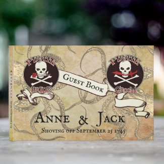Pirate Wedding Guest Book