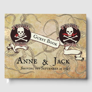 Pirate Wedding Guest Book