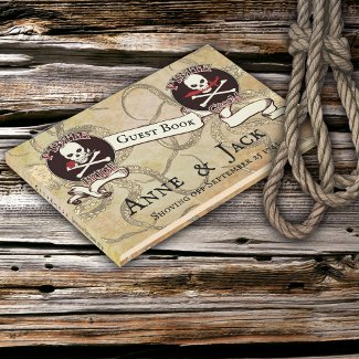 Pirate Wedding Guest Book