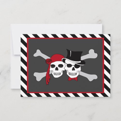 pirate wedding invitation