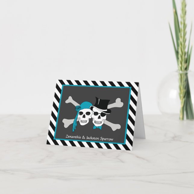 pirate wedding invitation (Front)