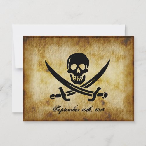 Pirate Wedding Invitation