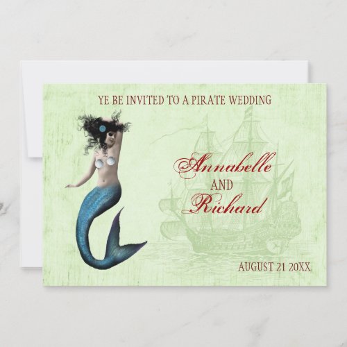 Pirate Wedding Invitations