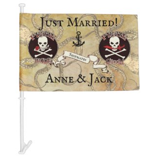 Pirate Wedding Just Married