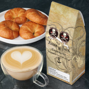 Pirate Wedding Personalized Roasted Coffee