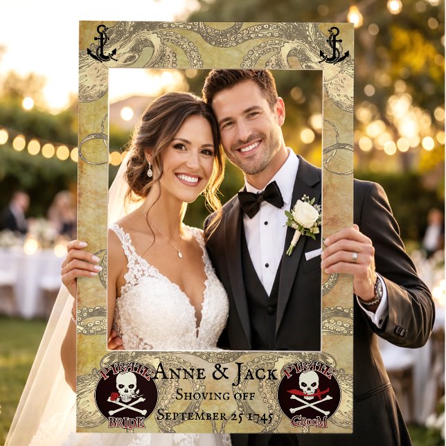 Pirate Wedding  Selfie Frame (Wedding)