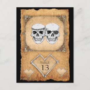 pirate wedding table numbers