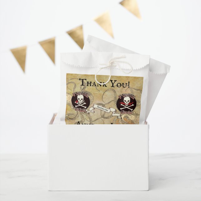 Pirate Wedding "Thank You" Favor Bag (Party)