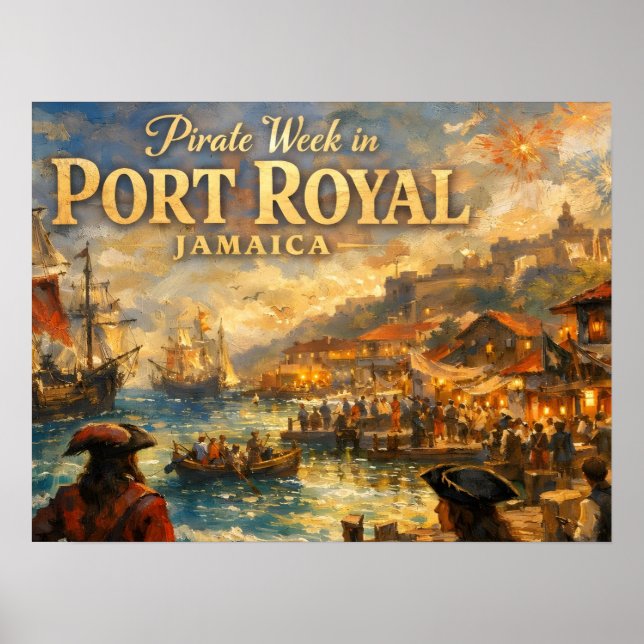 Pirate week in port royal poster (Front)