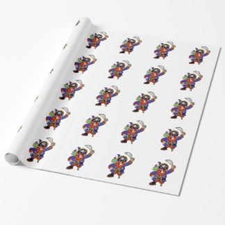 Pirate With Peg Leg And Sword Wrapping Paper
