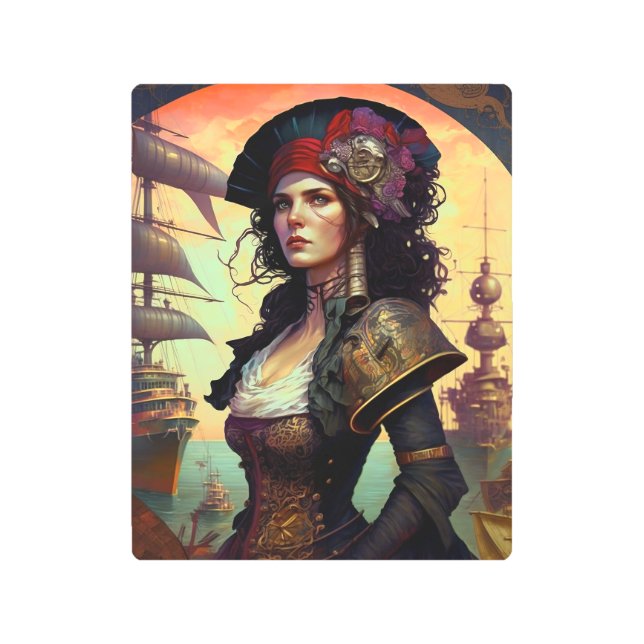 Pirate Woman Fantasy Art (Front)