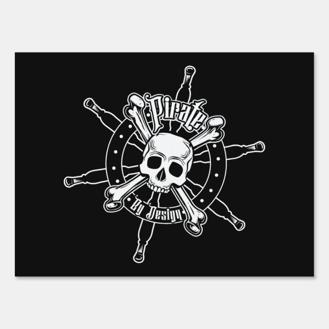 Pirate Yard Sign (Front)