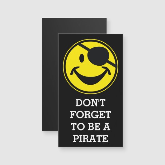 Pirate yellow + your background & sayings (Front/Back)