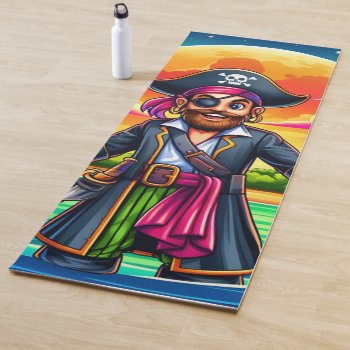 Pirate Yoga Mat by MarblesPictures at Zazzle