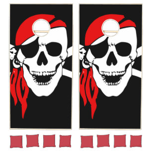 Pirate Zazzle_Growshop. Cornhole Set