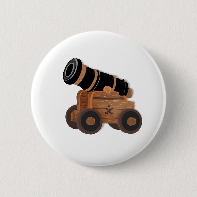 Piraten Kanone Button (Front)