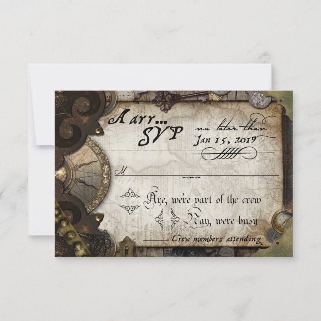 piratersvp RSVP card (Front)