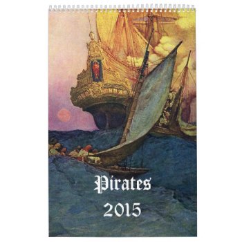 Pirates 2015 Calendar by Vintagearian at Zazzle