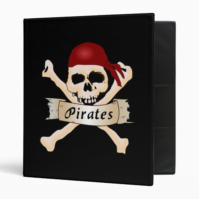Pirates 3 Ring Binder (Front/Inside)