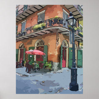 Pirates Alley Cafe, New Orleans Poster