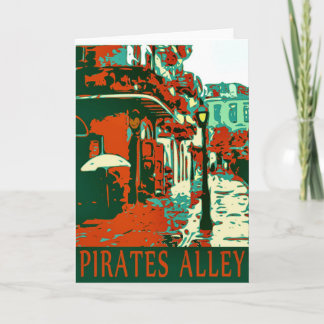 Pirates Alley French Quarter New Orleans Card
