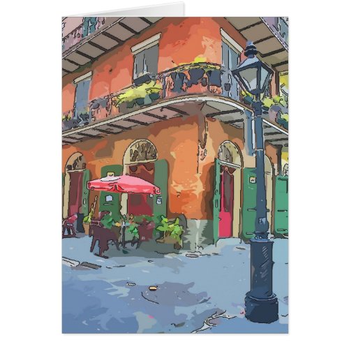 Pirates Alley New Orleans Greeting Card