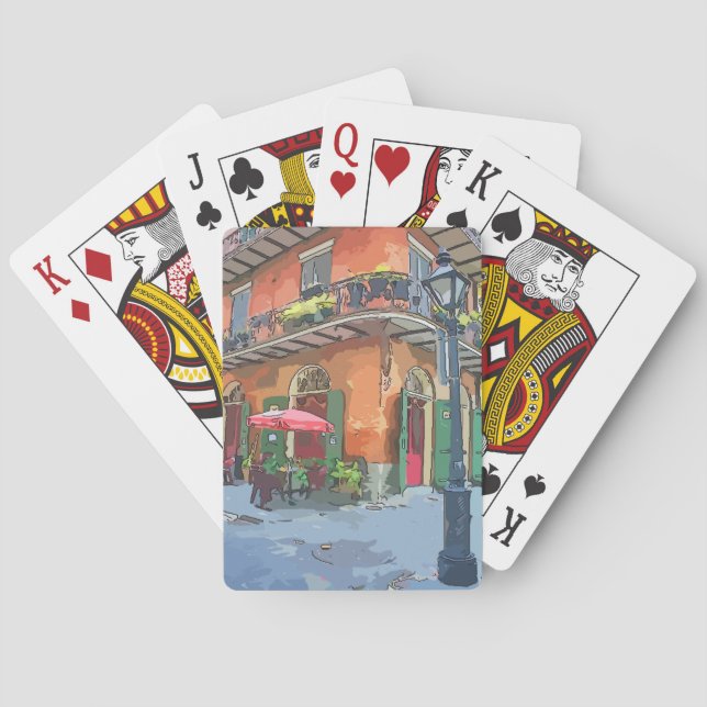 Pirates Alley New Orleans Poker Cards (Back)