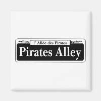 Pirates Alley, New Orleans Street Sign