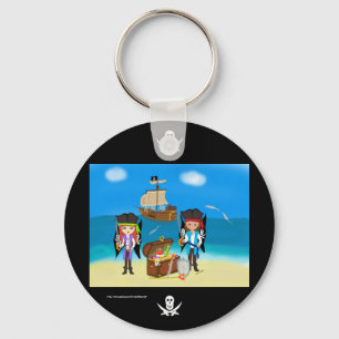 Pirates and Treasure Keychain