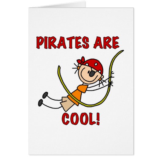 Pirates Are Cool Cards (Front)