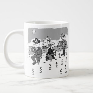 Pirates are Gardening Using a Wooden Leg. Funny Giant Coffee Mug