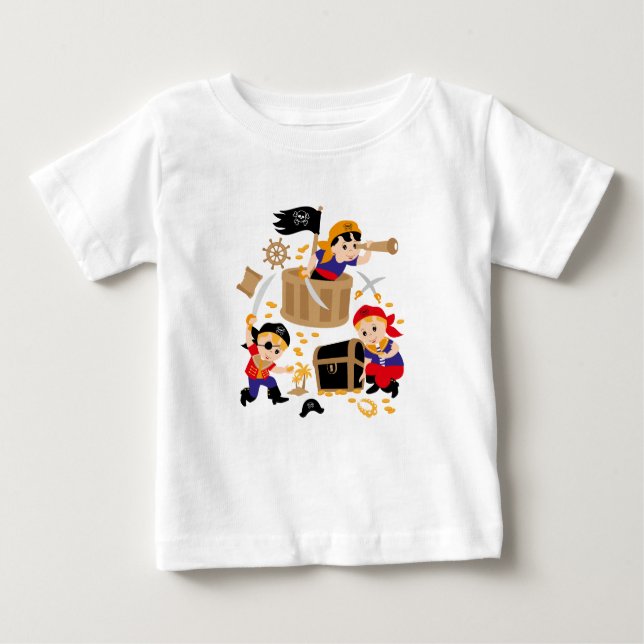 Pirates Baby T-Shirt (Front)