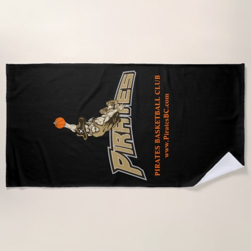 Pirates beach towel