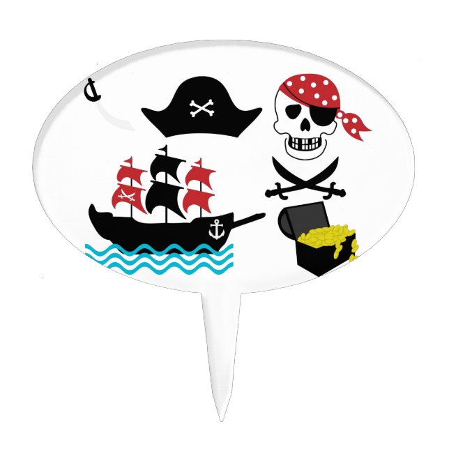 Pirates Cake Topper (Front)