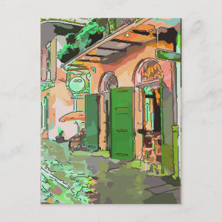 Pirates Courtyard Postcard