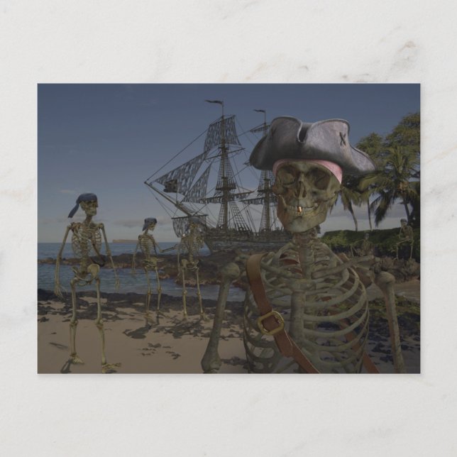 Pirates Curse Postcard (Front)