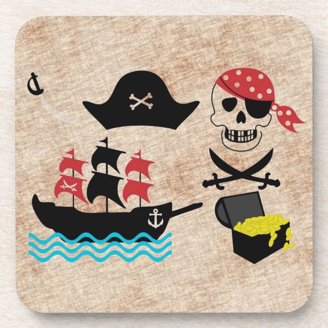 Pirates Drink Coaster (Front)