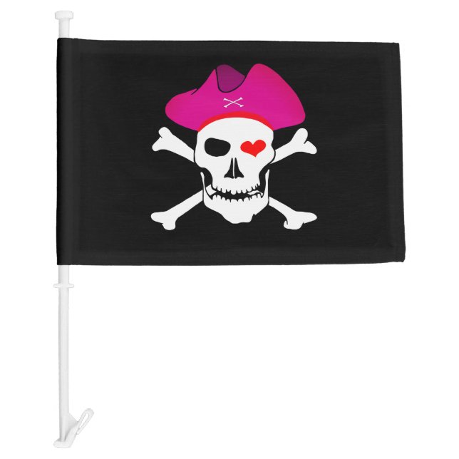 Pirates Flag & Captain Grace Skull /treasure (Front)