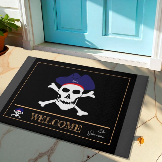 Pirates Flag & Captain Jack, house mats /Welcome (Creator Uploaded)