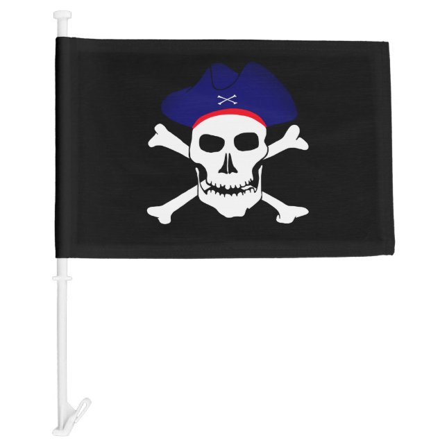 Pirates Flag & Captain Jack Skull /treasure (Front)