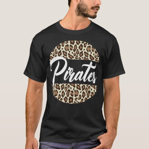 Pirates High School Mascot Sports Team Womens Pir T_Shirt