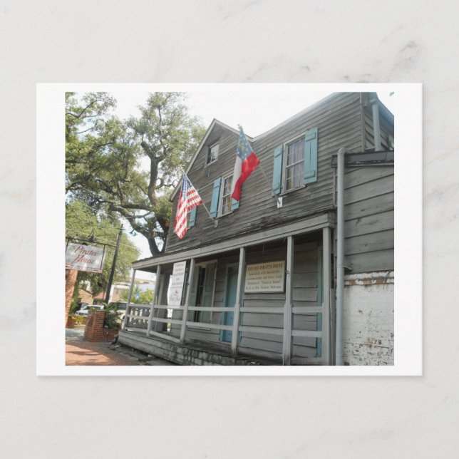 Pirates' House Restaurant Savannah Georgia Postcard (Front)