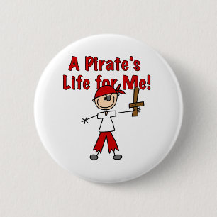 Pirate's Life for Me Pinback Button
